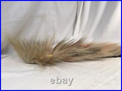 Vintage Native American Roach Porcupine & Deer Hair Hand Crafted 20 In Long