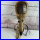 Vintage Native American Tribal Ceremonial Rattle Deer Hoof Turtle Shell Leather