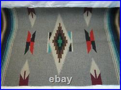 Vintage Native American Woven Mat Rug Tapestry Carpet