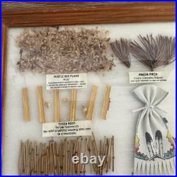 Vintage Navajo Medicine Chart Arletta Henderson Native American Indian 14x11