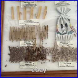 Vintage Navajo Medicine Chart Arletta Henderson Native American Indian 14x11