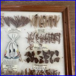 Vintage Navajo Medicine Chart Arletta Henderson Native American Indian 14x11