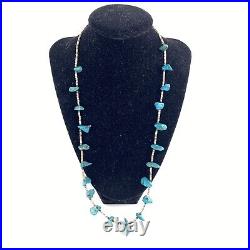 Vintage Navajo Turquoise Heishi Necklace 12