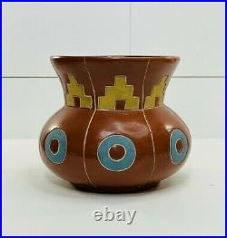 Vintage Pueblo Indian Native American Hopi Southwestern Tribe Design Pottery