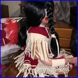 Vintage Timeless Collection Handcrafted NATIVE AMERICAN INDIAN 13 DOLL