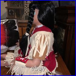 Vintage Timeless Collection Handcrafted NATIVE AMERICAN INDIAN 13 DOLL