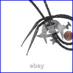 Vintage Zuni sterling Shriners bolo tie