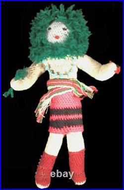 Vintage yarn doll Native American Hopi Indian