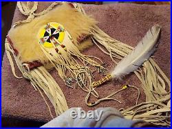 White Buffalo Hide Native American Made Bag