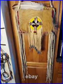 White Buffalo Hide Native American Made Bag