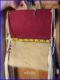 White Buffalo Hide Native American Made Bag