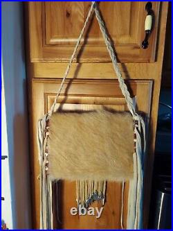 White Buffalo Hide Native American Made Bag