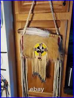 White Buffalo Hide Native American Made Bag