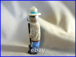 ZUNI Native American Pueblo Indian Smoky the Bear Jimmie Etsate 042422A1