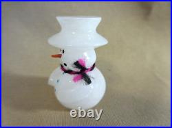 ZUNI Native American Pueblo Indian superb Snowman Eugene Bowekaty 042822B